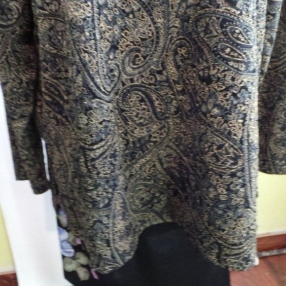 Sharon Anthony long sleeve Stretch Top Plus 1X - Picture 5 of 8